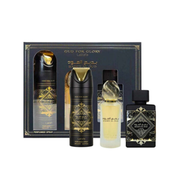 Bade'e Al Oud Oud for Glory Gift Set by Lattafa - Image 3